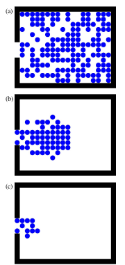 求助 有没有 有关行人流的元胞自动机模型的M