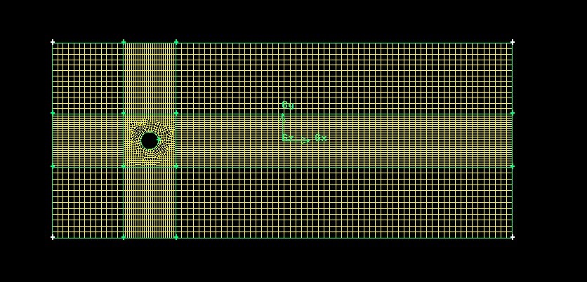 圆柱绕流的结果云图不连续