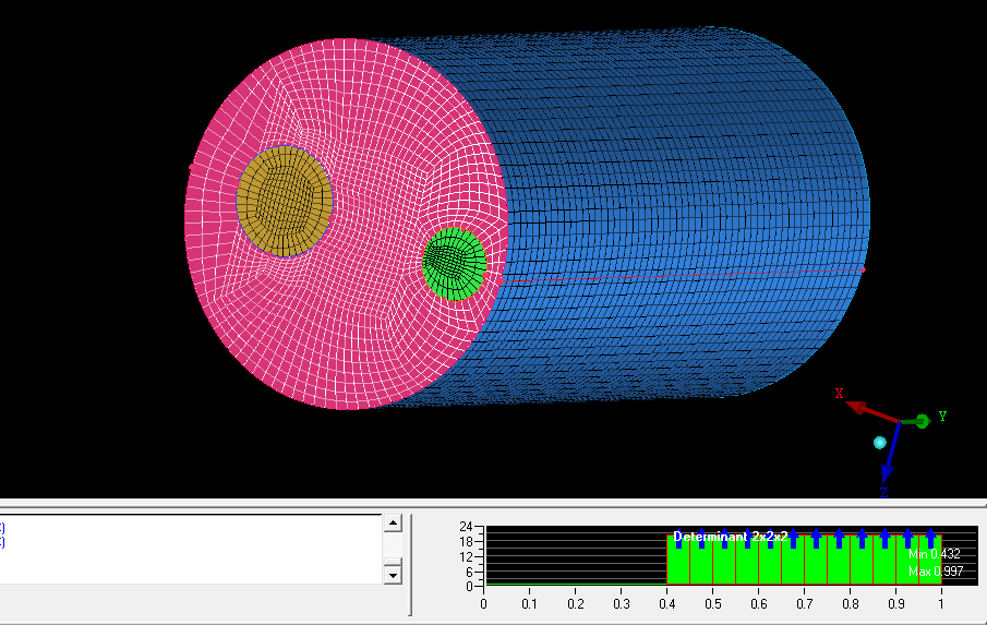 ICEM CFD 画网格-大管子套2个小管子-有tin附