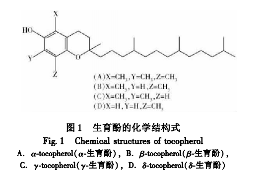 為什麼食品中維生素e和維生素a的測定不檢測β生育酚的含量