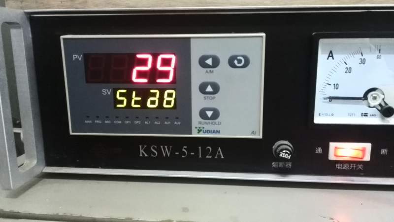 急求!!关于KSW-5-12A马弗炉温度控制器