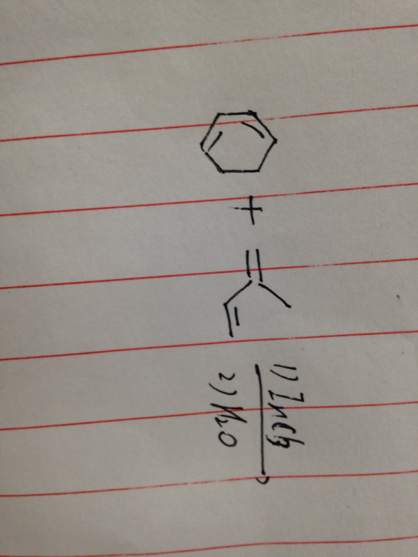 96  第一题是4 4环加成  第三题是双键还原后丁二醛与乙二醇形成缩醛