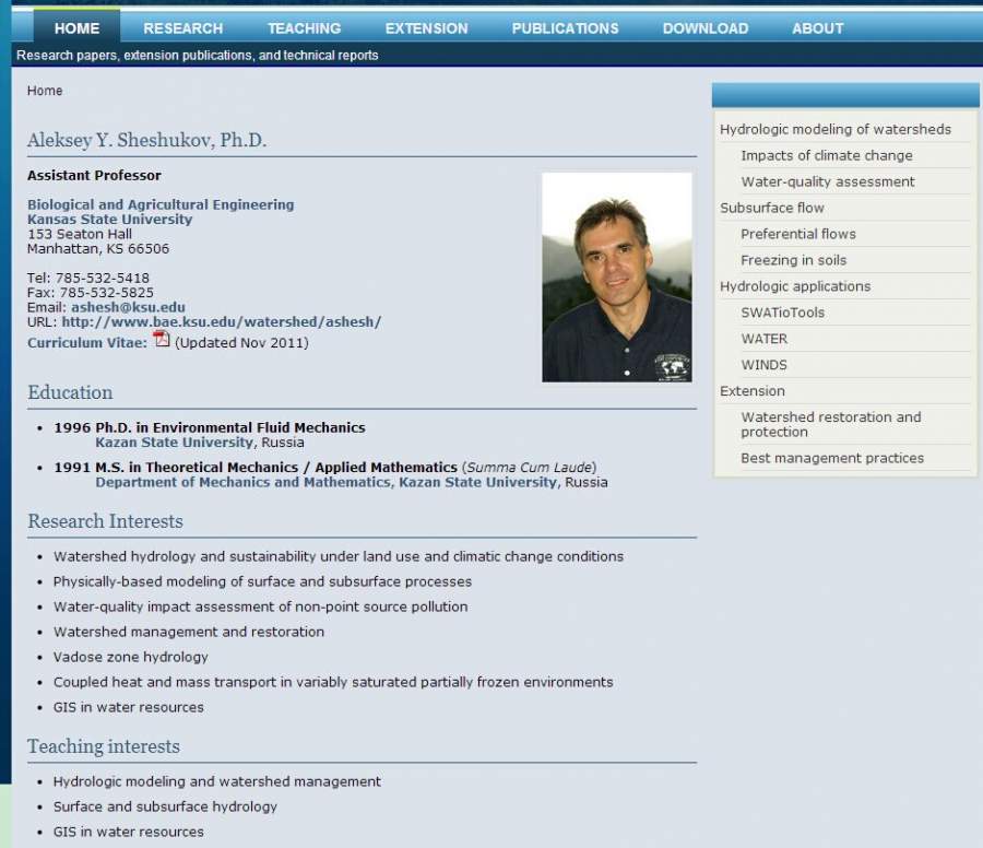 有兴趣到美国做水文模型的朋友看过来!