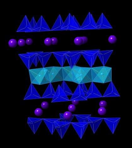 云母晶体结构图片