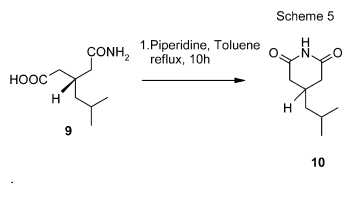 请教形成环状酰亚胺的机理