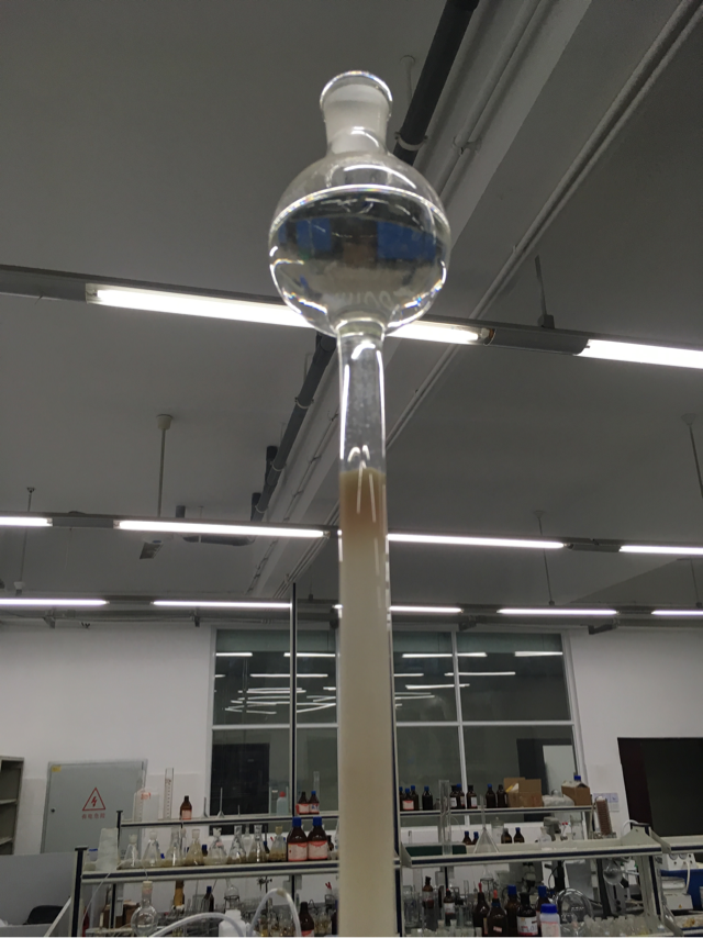 葡聚糖凝胶柱样品下不来