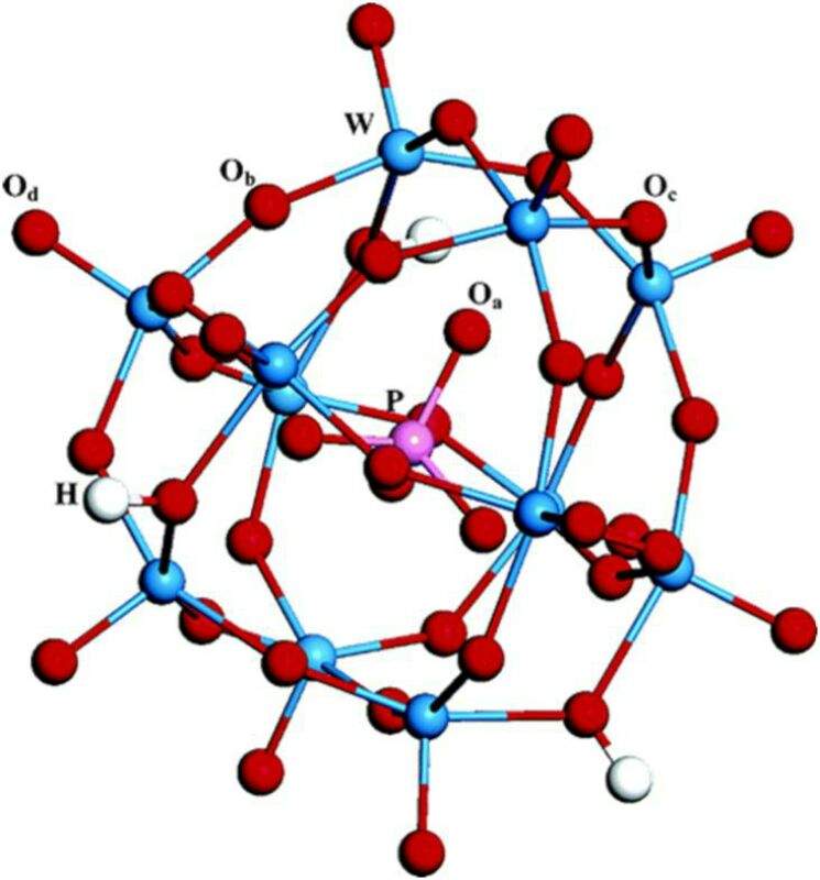磷钨酸 h3pw12o40  的空间构型图-1