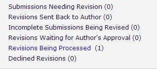 STWJ大修返稿状态认为Revision Submitted to Journal