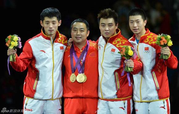 gold medal no. 35- no. 36 of the chinese team