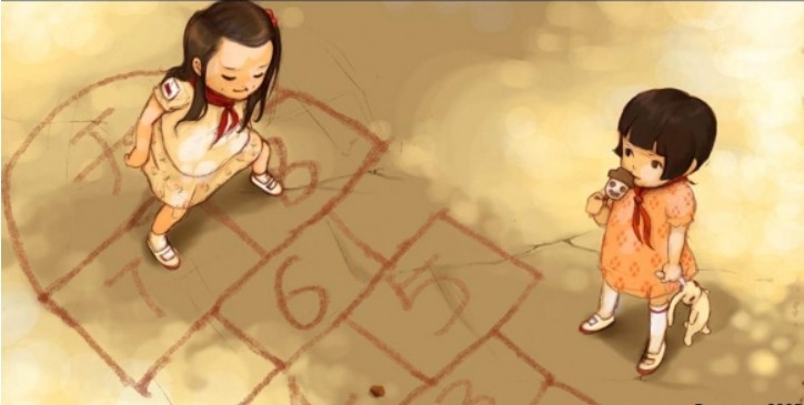 *                 ** 最难忘的歌曲: 丢手绢