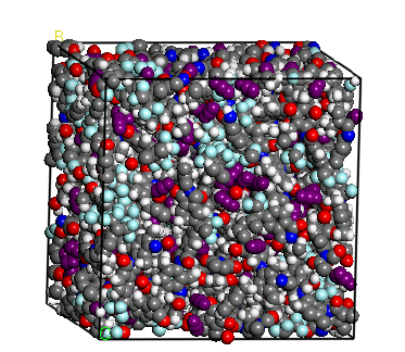 关于聚合物晶胞跑完npt后的问题(如图) - 分子模拟 - 小木虫 - 学术